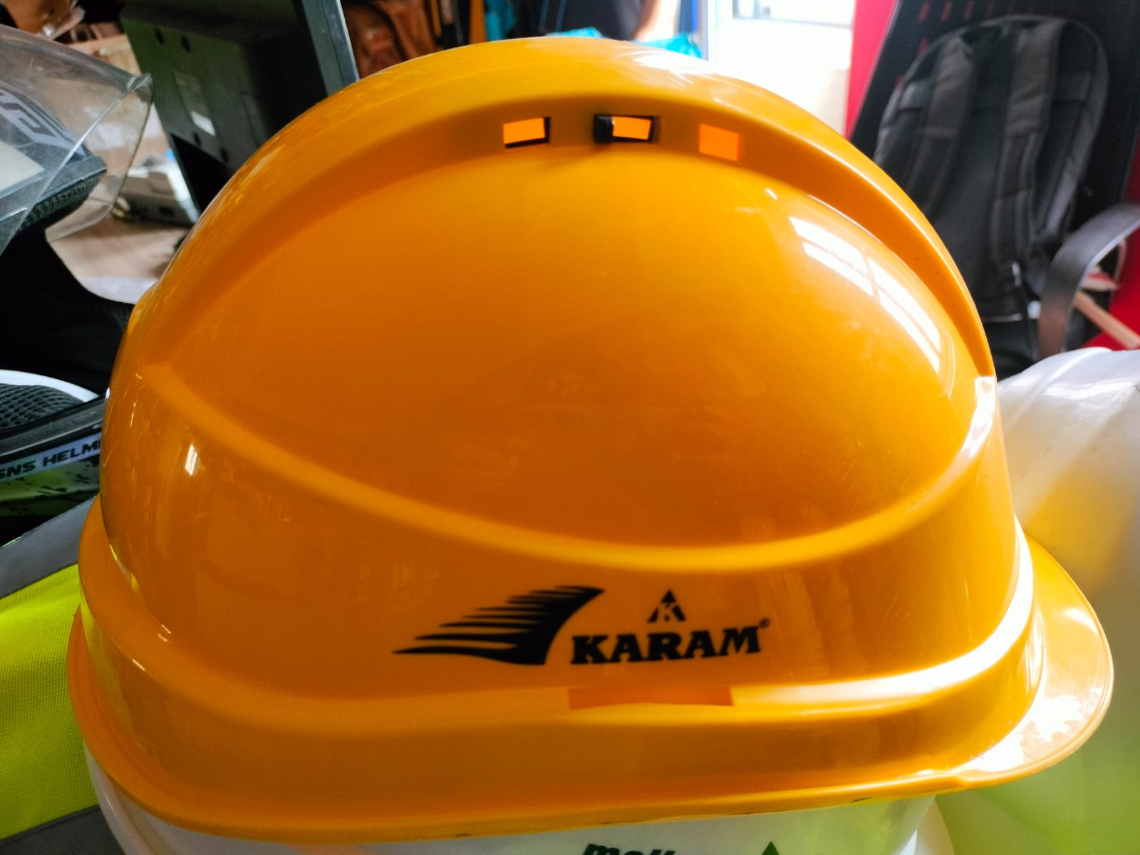 Karam Safety Helmet PN-542 SHELBLAST Orange/White